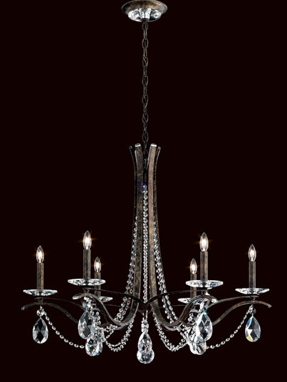 Vesca Six Light Chandelier in Antique Silver (53|VA8336N-48R)