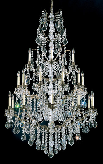 Bordeaux 25 Light Chandelier in Antique Silver (53|5782-48H)