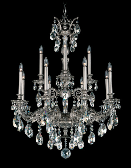 Milano 12 Light Chandelier in Antique Silver (53|5683-48H)