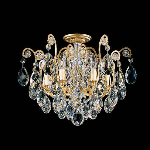 Renaissance Six Light Semi-Flush Mount in Heirloom Gold (53|3784-22)