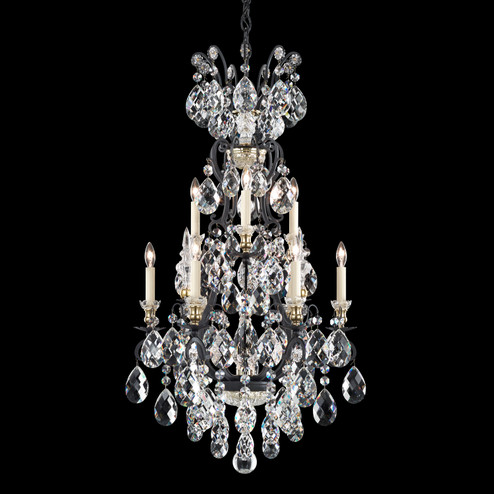 Renaissance Ten Light Chandelier in Black (53|3780-51)