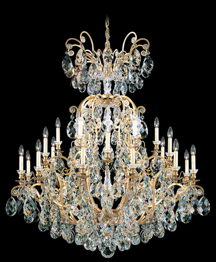 Renaissance 25 Light Chandelier in Antique Silver (53|3774-48)