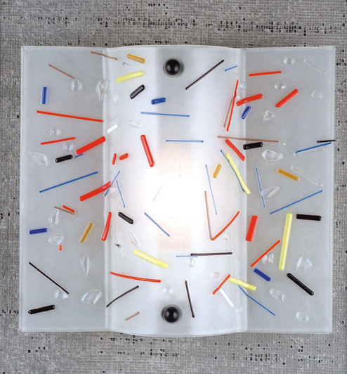 Metro Fusion One Light Wall Sconce in Nickel (57|98151)