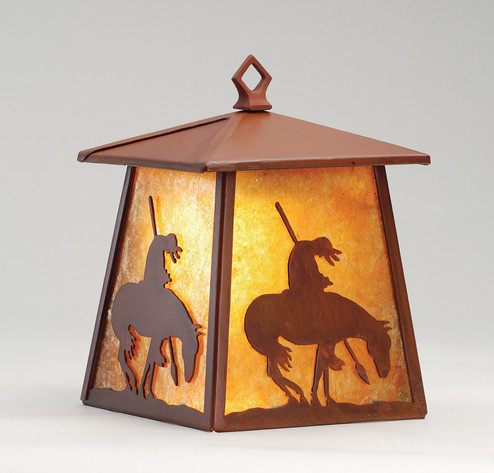 Trails End One Light Wall Sconce in Rust (57|82657)