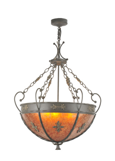Old London Three Light Inverted Pendant in Timeless Bronze (57|81896)