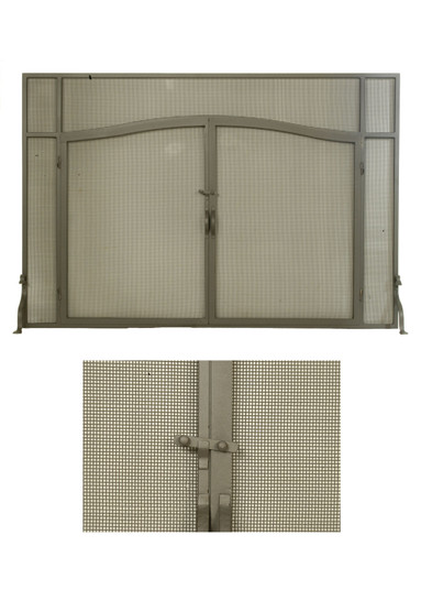 Prime Fireplace Screen in Wrought Iron (57|81232)