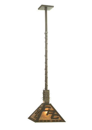 Personalized One Light Pendant in Wrought Iron (57|73484)