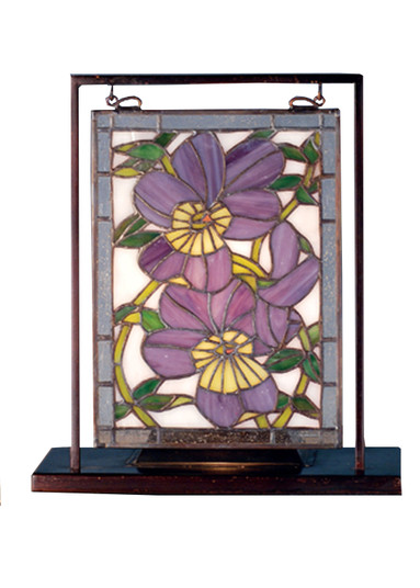 Pansies Mini Tabletop Window in Antique Copper (57|68409)