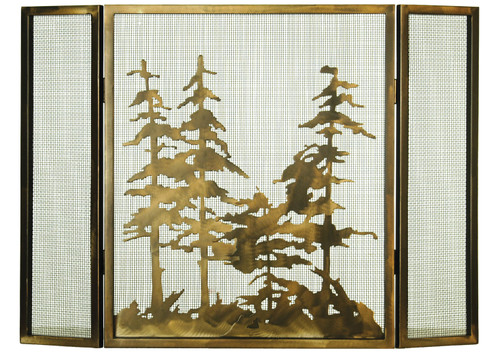 Tall Pines Fireplace Screen in Antique Copper (57|68388)