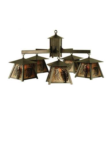 Scotch Pine Five Light Chandelier in Pewter (57|67994)