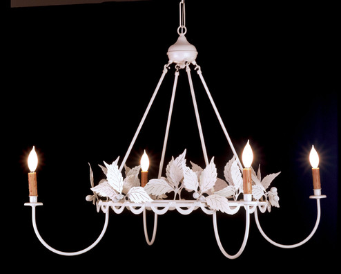 Raspberry Four Light Chandelier in Almond (57|65191)