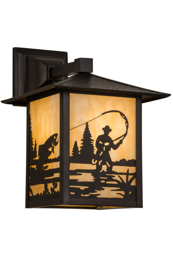 Seneca One Light Wall Sconce in Craftsman Brown (57|63713)