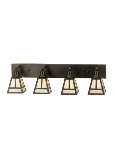 T'' Mission'' Four Light Vanity in Antique Copper (57|52451)