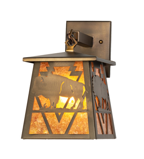 Lone Buffalo One Light Wall Sconce in Antique Copper (57|51487)