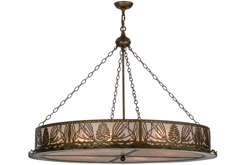 Mountain Pine Eight Light Pendant in Antique Copper (57|50126)