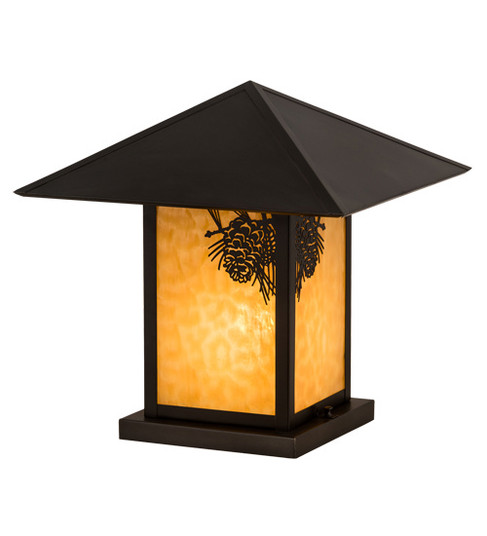 Seneca One Light Pier Mount in Craftsman Brown (57|41061)