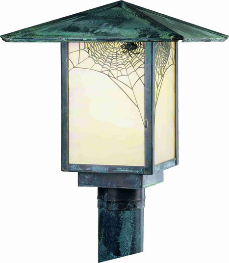 Seneca One Light Post Mount in Verdigris (57|38047)