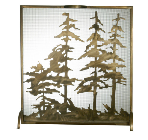 Tall Pines Fireplace Screen in Antique Copper (57|27047)