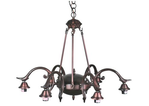 Moose Creek Six Light Chandelier Hardware in Mahogany Bronze (57|26944)