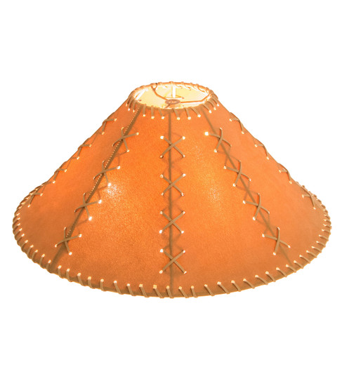 Faux Leather Shade in Antique Copper (57|26355)