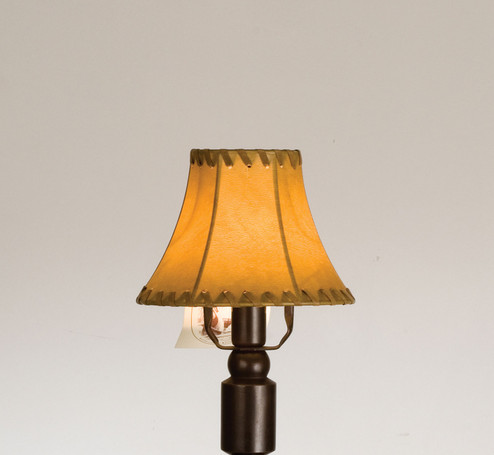 Faux Leather Shade in Dark Tan Faux Leather (57|26349)