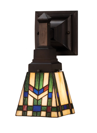 Prairie Wheat One Light Wall Sconce in Beige Burgundy Lt Blue Green (57|25894)