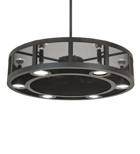 Paloma Golpe LED Chandel-Air in Black Metal (57|256320)