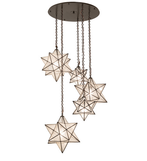 Moravian Star Five Light Pendant in Timeless Bronze (57|251978) Moravian Star Five Light Pendant in Timeless Bronze (57|251978)