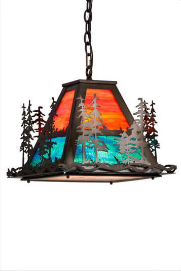 Tall Pines Three Light Pendant in Antique Copper (57|249612)