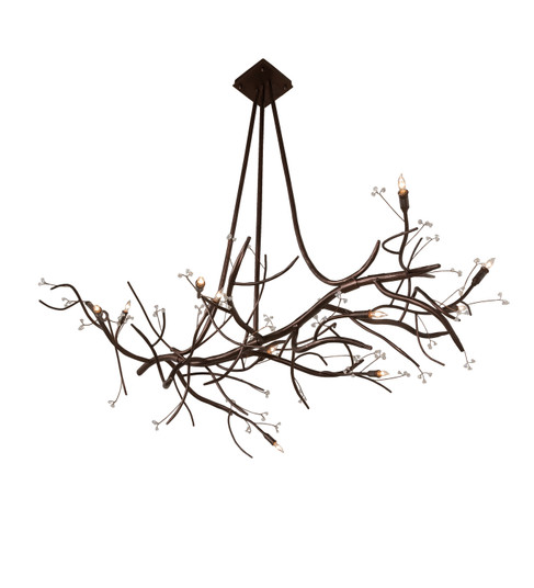 Winter Solstice LED Chandelier in Mahogany Bronze (57|248710)