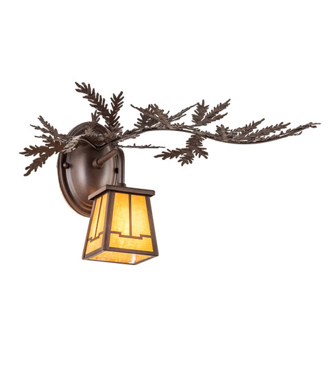 Pine Branch One Light Wall Sconce in Cafe Noir (57|245635)