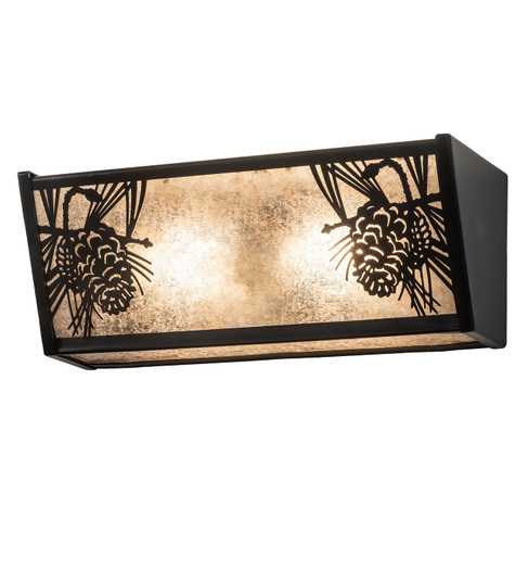 Winter Pine Two Light Vanity in Solar Black (57|245537)