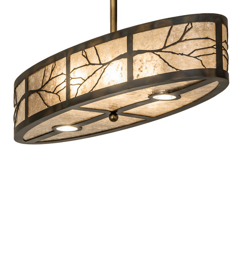 Branches Six Light Pendant in Dark Burnished Antique Copper (57|245406)