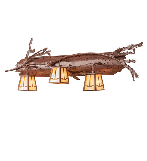 Pine Branch Three Light Vanity in Rust (57|245403)