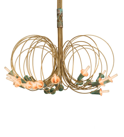 Coyle Logan LED Chandelier in Brushed Brass/Goldtastic (57|238636)
