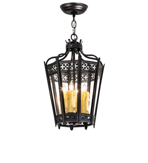 Cardiff Four Light Pendant in Steel (57|238571)