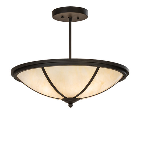 Commerce Four Light Semi-Flushmount in Oil Rubbed Bronze (57|236171)