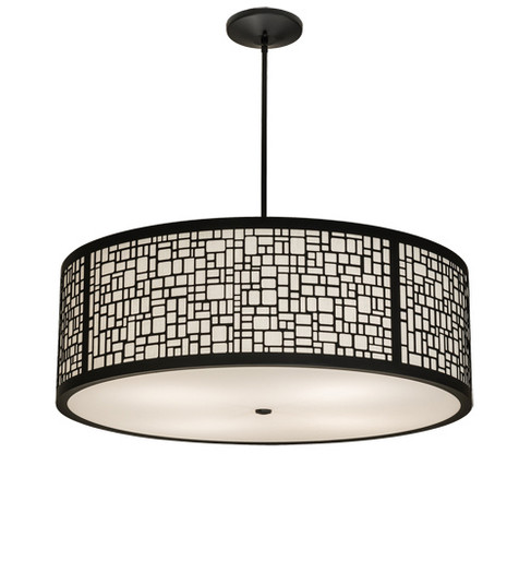 Cilindro Four Light Pendant in Flat Black (57|233735)