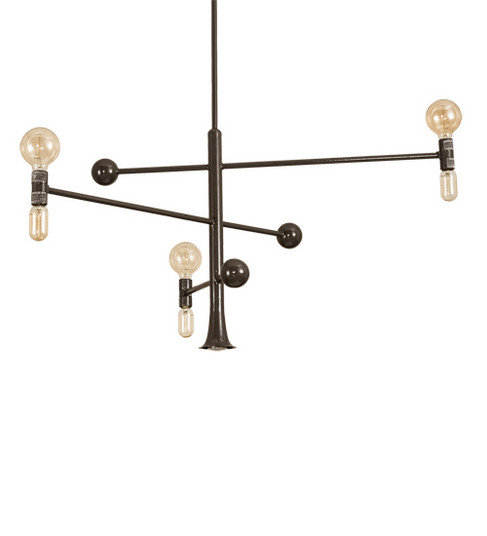 Alva LED Chandelier in Black Fox Glossy (57|233051)