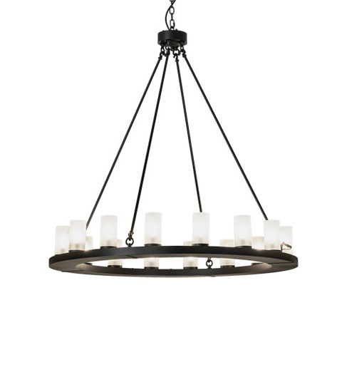 Loxley 16 Light Chandelier in Blackwash (57|230979)