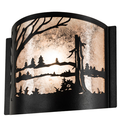 Quiet Pond One Light Wall Sconce in Textured Black (57|228346)