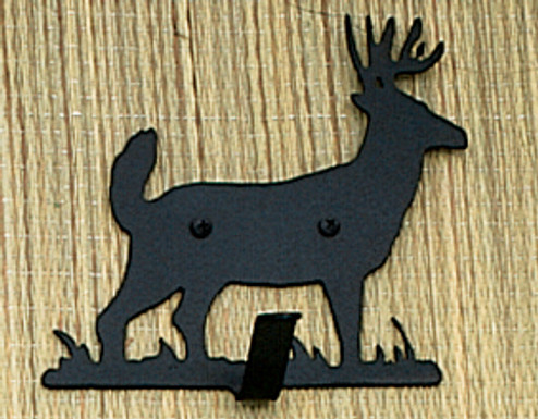 Lone Deer Key Holder in Black (57|22414)