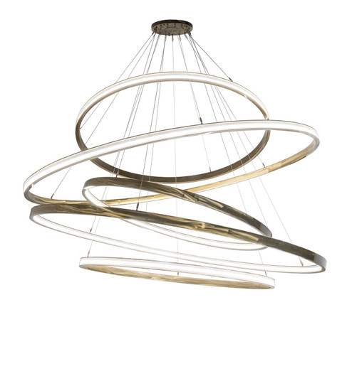 Anillo LED Chandelier in Brass Tint (57|220811)
