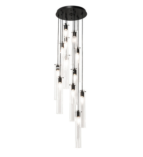 Cilindro 12 Light Pendant in Solar Black (57|220696) Cilindro 12 Light Pendant in Solar Black (57|220696)