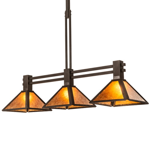 Soffe Three Light Island Pendant in Dark Roast (57|215721)