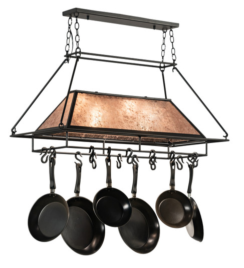 Mission Two Light Pot Rack in Wrought Iron (57|215593)