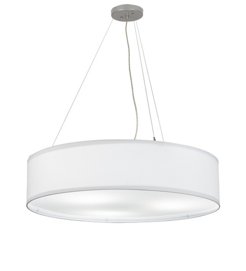 Cilindro LED Pendant in Nickel And White (57|213920)