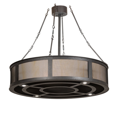 Telluride Magic 16 Light Pendant in Solar Black And Natural Iron (57|212497)