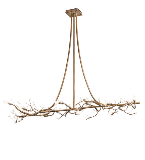 Winter Solstice LED Chandelier in Antique Hammer Gold (57|203772)