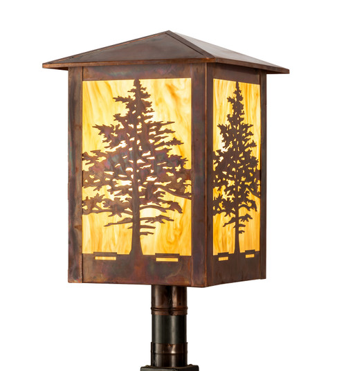 Tamarack One Light Post Mount in Vintage Copper (57|199846)